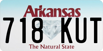 AR license plate 718KUT