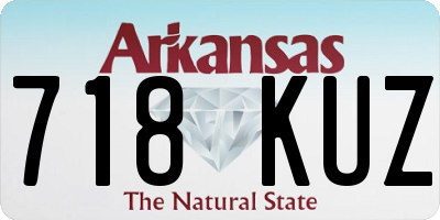 AR license plate 718KUZ
