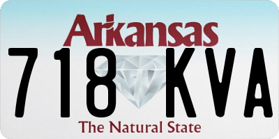 AR license plate 718KVA