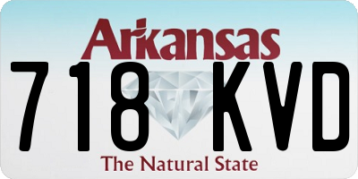 AR license plate 718KVD