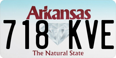 AR license plate 718KVE