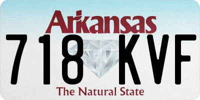 AR license plate 718KVF