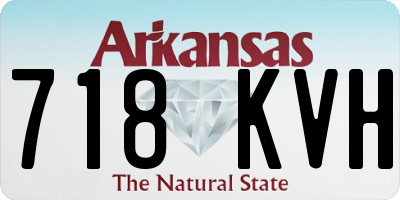 AR license plate 718KVH