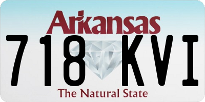 AR license plate 718KVI