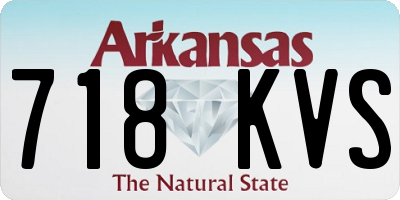 AR license plate 718KVS