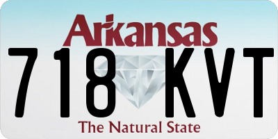 AR license plate 718KVT