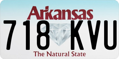 AR license plate 718KVU