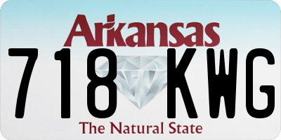 AR license plate 718KWG