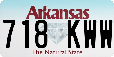AR license plate 718KWW