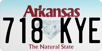 AR license plate 718KYE