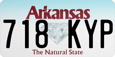 AR license plate 718KYP