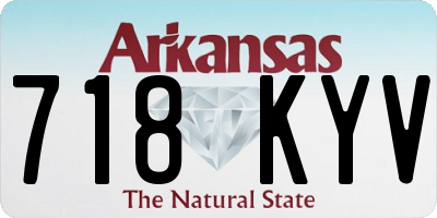 AR license plate 718KYV
