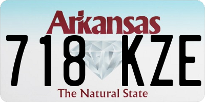 AR license plate 718KZE