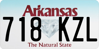 AR license plate 718KZL