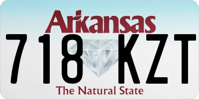 AR license plate 718KZT