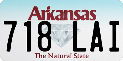 AR license plate 718LAI