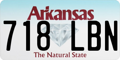 AR license plate 718LBN