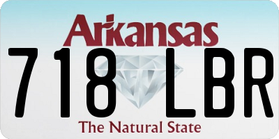 AR license plate 718LBR