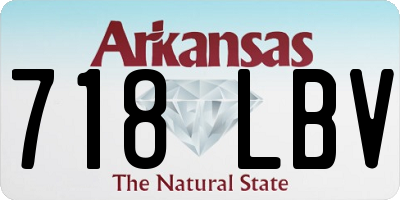 AR license plate 718LBV