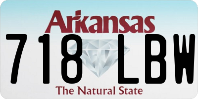 AR license plate 718LBW
