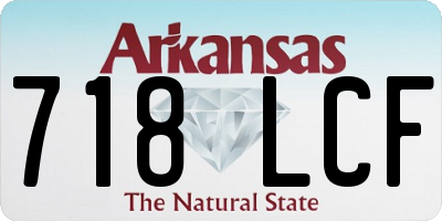 AR license plate 718LCF