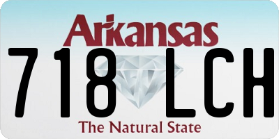 AR license plate 718LCH