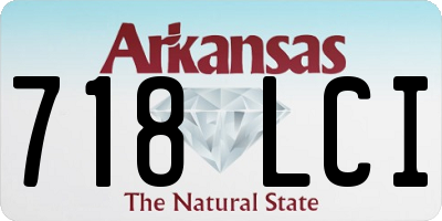 AR license plate 718LCI