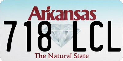 AR license plate 718LCL