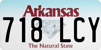 AR license plate 718LCY