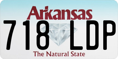 AR license plate 718LDP