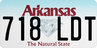 AR license plate 718LDT