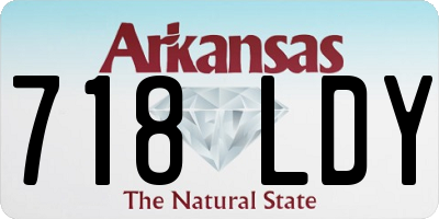 AR license plate 718LDY