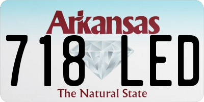 AR license plate 718LED