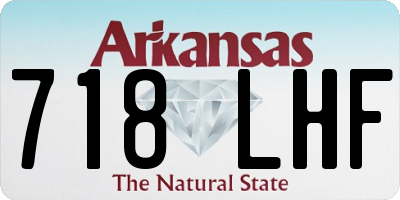 AR license plate 718LHF