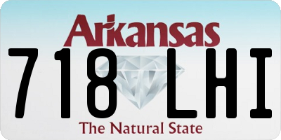 AR license plate 718LHI
