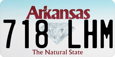AR license plate 718LHM
