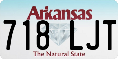 AR license plate 718LJT