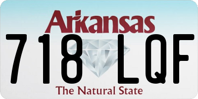 AR license plate 718LQF