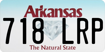 AR license plate 718LRP
