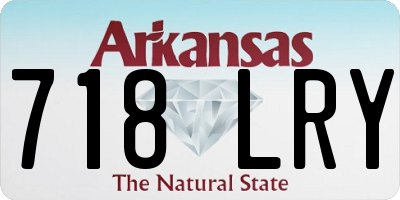 AR license plate 718LRY