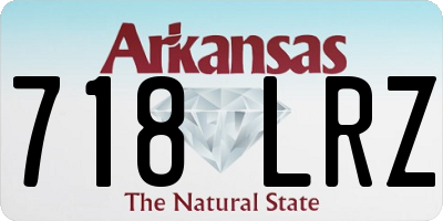 AR license plate 718LRZ