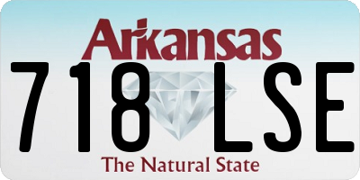 AR license plate 718LSE