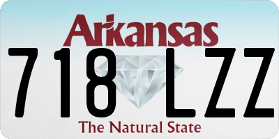 AR license plate 718LZZ