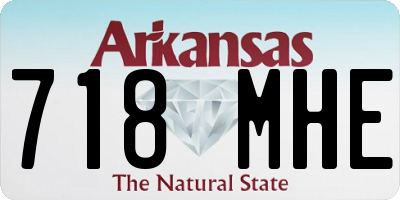 AR license plate 718MHE