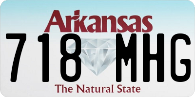 AR license plate 718MHG