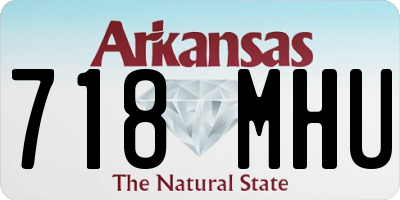 AR license plate 718MHU