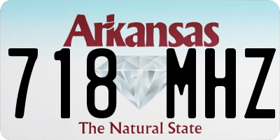 AR license plate 718MHZ