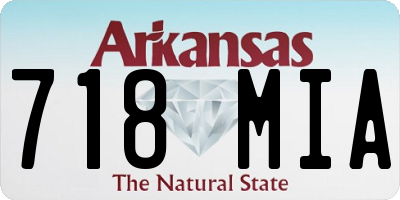 AR license plate 718MIA