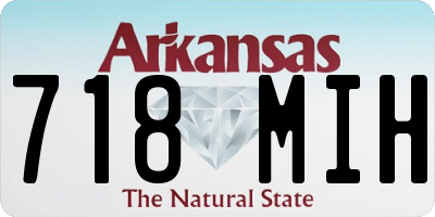 AR license plate 718MIH