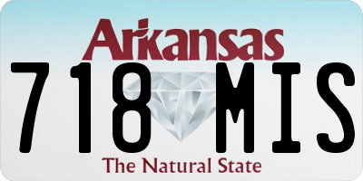 AR license plate 718MIS